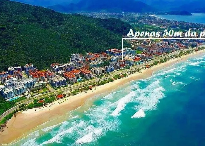 Relaxe e caminhe até a praia - Apto. Praia Grande